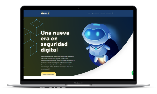 Imagen de portafolio que enlaza a los servicios de Ciberseguridad y Tecnologías TI proporcionados por Azec IT.